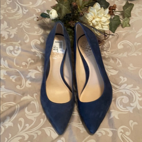 Vince Camuto Shoes - Blue Suede Pumps